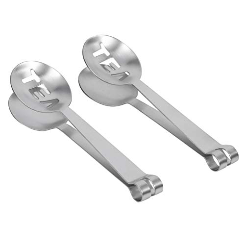 12CM Teebeutel Zange, leichte Edelstahl Teebeutel Squeezer Sieb Griff Home Kitchen Craft Tool von Haofy