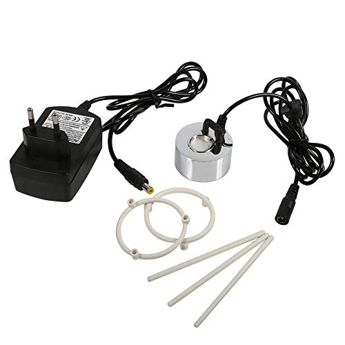24V Ultraschall Mist Maker Fogger Wasserbrunnen Teich Zerstäuber Luftbefeuchter mit Adapter für Wohnzimmer Toilette Dekoration Aquarium Hydroponic Garden Lawn Pond(EU) von Haofy