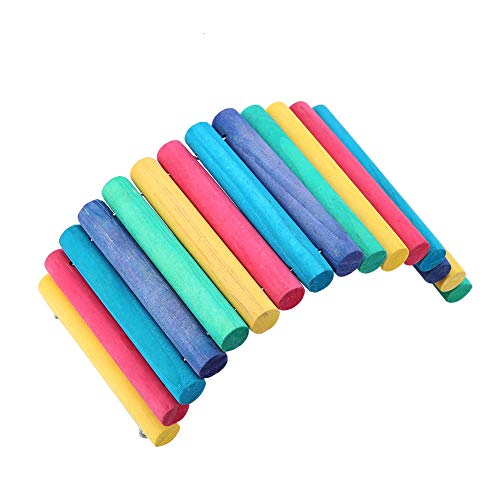 Animal Chews Toy Wood Leiter Bending Bridge for Hamster Mouse Rats Rodent Living Space Animal Chews Toy Wood Leiter Bending Bridge for Hamster Mouse Rats Rodent Living Space von Haofy