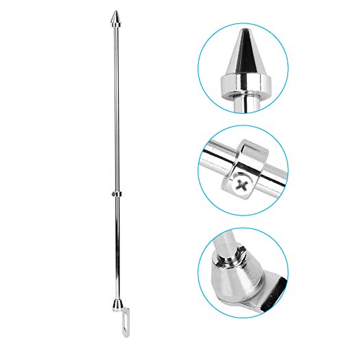 Auto-Fahnenmast Universal Motorcycle Flagmpole Hochwertiges Edelstahlmaterial Einzigartige Design-Stallleistung, die mit Dem Hinteren Gepäckträger von Haofy