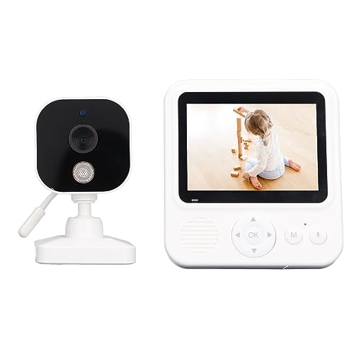 Babyphone, 2,8 Zoll Zwei-Wege-Sprechmonitor Multifunktions 100-240V Nachtsicht Babyphone aus der Ferne für Wohnzimmer für ältere Menschen (EU-Stecker) von Haofy
