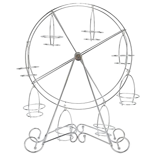 Cupcake-Dessertständer, Riesenrad, Cupcake-Ständer, 8 Tassen, Dessertträger, Präsentationshalter für Restaurants, Dessertläden, Themenpartys von Haofy
