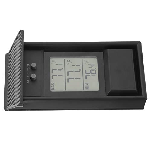 Digitales Temperaturmessgerät für den Außenbereich, wetterfest, digitales Thermometer, wasserdicht, für den Außenbereich, Temperaturmessgerät, für Gewächshaus, Garten, Digital von Haofy