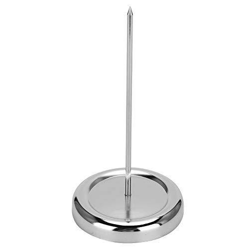 Edelstahl Schreibtisch Empfang Halter Bill Fork Quittung Spike Stick Silber Restaurant Check Spinne Ticket Stabber für Restaurant von Haofy