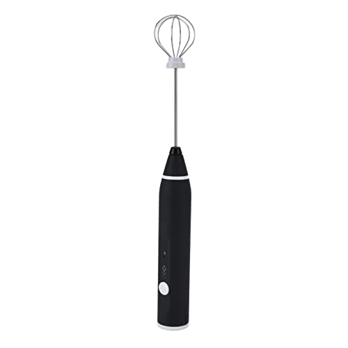 Elektrischer Rührer, 3 Gang einstellbarer Handmixer, Ballon Schneebesen Zum Sahneschlagen, Eierschlagen, Wiederaufladbarer Mini Handmixer-Mixer für Kaffee, Matcha Latte von Haofy