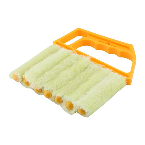 Fenster Jalousiereiniger, Conditioner Jalousie Duster Mini-Blind Fenster Staub Mikrofaser Sleeves Reiniger Brusher Waschbar Pinsel Tool Home Clean von Haofy