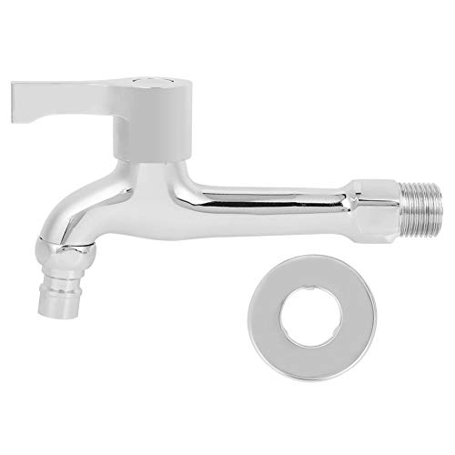 G1/2in Gewinde Wasserhahn Kupfer Galvanik Single Cold Faucet Waschmaschine Mop Pool Wasserhahn Wasserhahn für den Heimgebrauch((Langer Typ 49213)) von Haofy