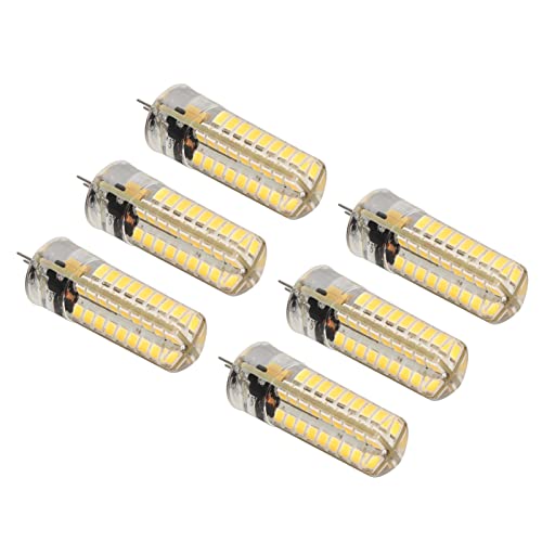 G4 LED-Birne, G4-Birne, Schnelle Wärmeableitung, 7 W, AC, DC12 V, für Schranklampe, für Deckenventilator, Deckenleuchte (Warmes Licht) von Haofy