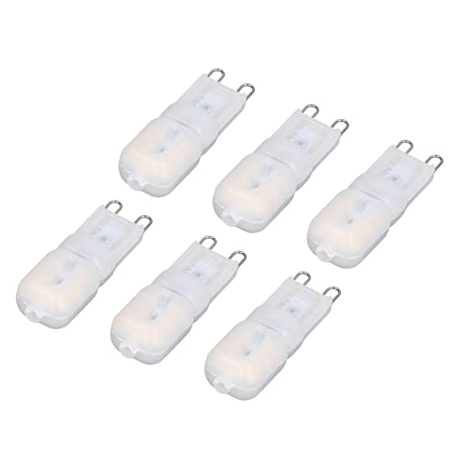 Haofy G9 LED-Glühbirne, Einfach zu Installierende Glühbirne, Energiesparend, 3 W, 50.000 Stunden, für Deckenlampen (Natürliches Weiß 220-240V) von Haofy