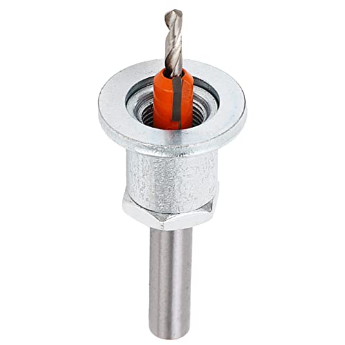 Gegengrasbohrer, Gegenmittelloch, mit verstellbarer Tiefe für die Holzbearbeitung, Bohraufsatz mit Stahlloch aus Legierung für Holz, Kunststoff, weiches Metall, Aluminiumlegierung, Silber, Gegengrasbohrer, Gegenmittelloch, mit verstellbarer Tiefe für die Holzbearbeitung, Bohraufsatz mit Stahlloch aus Legierung für Holz, Kunststoff, weiches Metall, Aluminiumlegierung, Silber, von Haofy