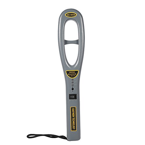 Handheld-Metalldetektor, Hochempfindlicher Sicherheitsscanner, 1x Tragbarer Handheld-Sicherheits-Metallscanner-Detektor Leicht von Haofy