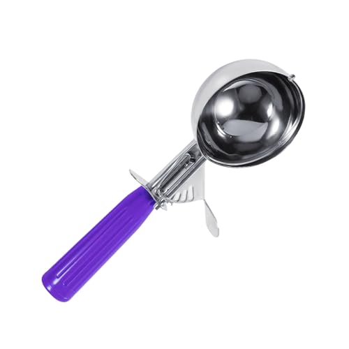 Haofy 1 Stück Praktische Edelstahl Obst Eislöffel Löffel Kunststoffgriff Küchenwerkzeug Heißeis Löffel Obst (4.2CM) von Haofy