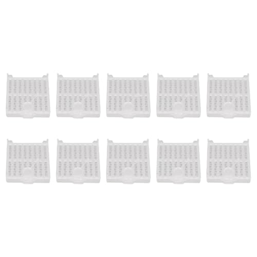 Haofy 10pcs Queen Bee Cage Catcher Clips, Plastik -Fangbox -Werkzeug, um die Queen Bees Transparenten Markierungskäfigs mit Effizientem Design Sicher zu Erfassen und zu Speichern von Haofy