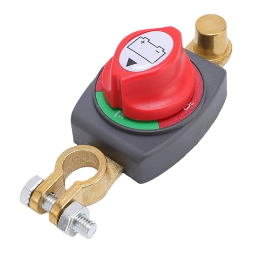 Haofy 12 V 48 V Battery Isolator Switch 275A Continuous -Bewertung mit M8 Messingstollen Top -Post -Master -Switch für Automobil Marine RV Off Road Vehicles von Haofy