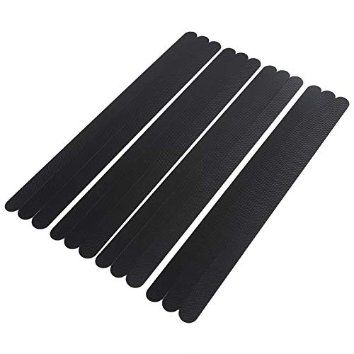 Haofy 12PCS Anti-Rutsch-Streifen, Anti-Rutsch-Duschaufkleber, Badewannenaufkleber rutschfeste Klebebandapplikationen für Badezimmer 14,96 x 0,78 Zoll(schwarz) von Haofy