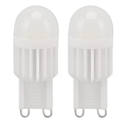 Haofy 2 Stück G9 LED-Glühbirnen, G9-Halogenlampen, Dimmbar, 180 Lm, 14 Perlen, Doppelstift, G9-Sockel, für Tischlampe, Wandlampe Haofy 2 Stück G9 LED-Glühbirnen, G9-Halogenlampen, Dimmbar, 180 Lm, 14 Perlen, Doppelstift, G9-Sockel, für Tischlampe, Wandlampe von Haofy