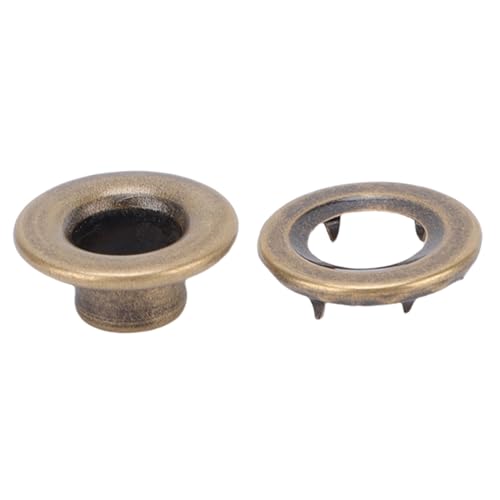 Haofy 200 Sets Metall -Trommets Ösen 1/2 "1/4" 2/5 "3/16" Mit Waschern Storage Box -Werkzeug -Kit für Stoffgürtel Klamte Leder DIY Craft (Bronze) von Haofy