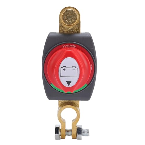 Haofy 275A Batterie -Trennschalter Schalter Hochleistungs -Off -Leistungsisolator mit Messinganschlüssen 12 V 48 V Batterie Cutoff Switch für CARS RVS Boote Marine -Anwendungen Haofy 275A Batterie -Trennschalter Schalter Hochleistungs -Off -Leistungsisolator mit Messinganschlüssen 12 V 48 V Batterie Cutoff Switch für CARS RVS Boote Marine -Anwendungen von Haofy