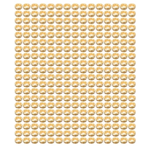 Haofy 300 Sets 8mm Edelstahl -Tunschichte Ösen mit Waschmaschinen Bastelkleidungschuhe Zum Nähen von Schmelzöfeln Enthalten das Werkzeug (GOLD) von Haofy