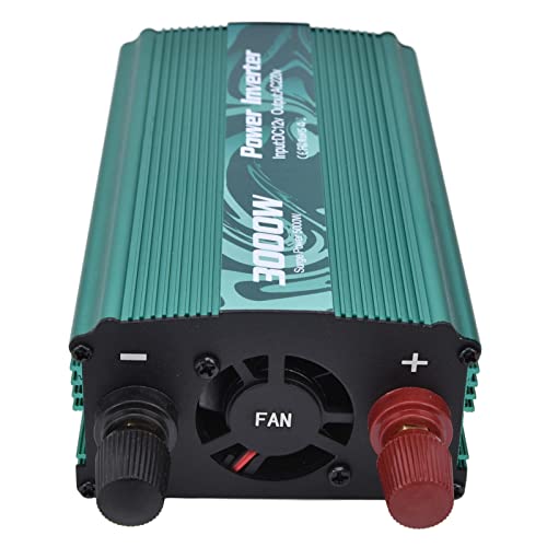 3000W Inverter Safe Modified Sinus Wave Intelligent Power Converter für Kühlschrank Induktionsherd DC12V Bis AC220V Summer Reminder (Grün) von Haofy