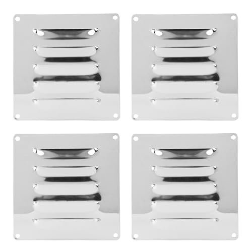 Haofy 4 Stück Bootskabinen-Lüftungsgitter mit Netz für Schiffe, Yachten, Runde Lüftungsabdeckung, Edelstahl 316, 120 X 120 Mm, Feinschliff, Spiegelpolieren, Schiffe, Yachten, Haofy 4 Stück Bootskabinen-Lüftungsgitter mit Netz für Schiffe, Yachten, Runde Lüftungsabdeckung, Edelstahl 316, 120 X 120 Mm, Feinschliff, Spiegelpolieren, Schiffe, Yachten, von Haofy