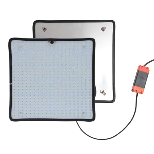 Haofy 500LED 38W Vollspektrum-LED-Pflanzenwachstumslicht, Wachstumslampe für Zimmerpflanzen, Gemüse, Blumen, Gewächshaus (EU-Stecker) von Haofy