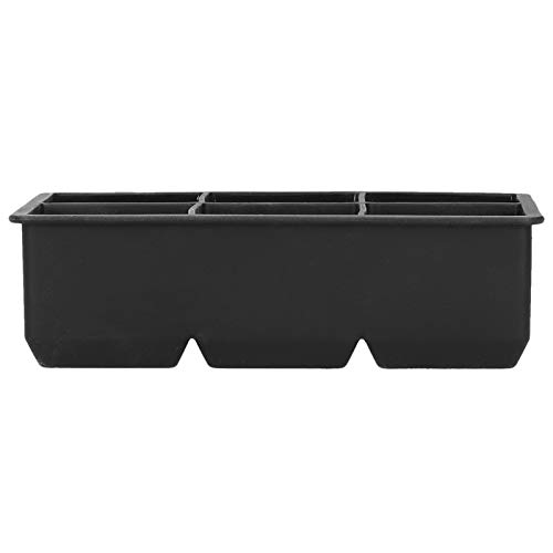 Haofy 6-Gitter Große Eiswürfel Maker Silikonschale Langsam Schmelzende Eisform für Partys Küchenbar Schwarz Haofy 6-Gitter Große Eiswürfel Maker Silikonschale Langsam Schmelzende Eisform für Partys Küchenbar Schwarz von Haofy