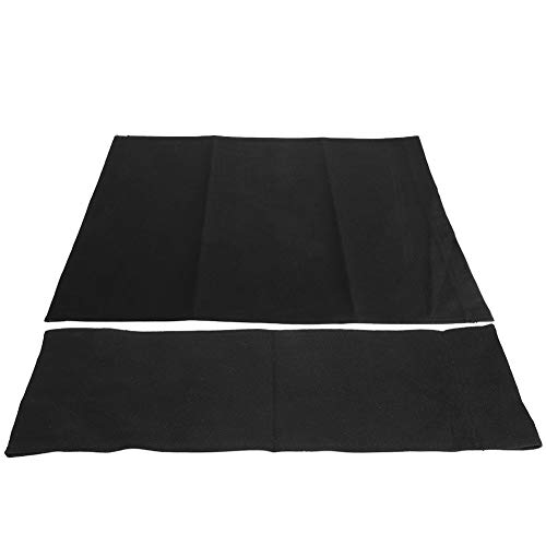 Haofy 994338 Stuhl Canvas Bezug, 1 Satz Regiestuhl Leinwand Ersatz Sofabezug Haushaltswaren Möbelzubehör 994338 Regiestuhl Haushaltsstühle (BLACK) von Haofy