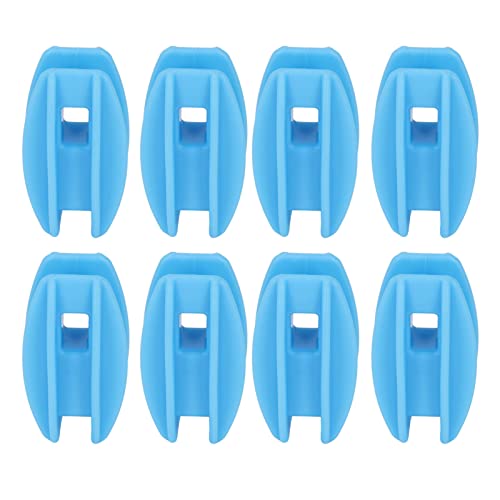 Haofy ABS Quadratrohr Electric Fense Insistor Stütze in Alliierten Legierungsdraht 100pcs für Stahldraht (BLUE) von Haofy