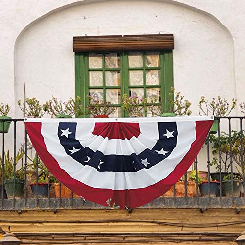 Haofy Amerikanische Flagge, Amerikanischer Garten Fahnenmast USA-Fan-Flagge Patriotische Sternenstreifen-Flagge Outdoor-Dekoration von Haofy