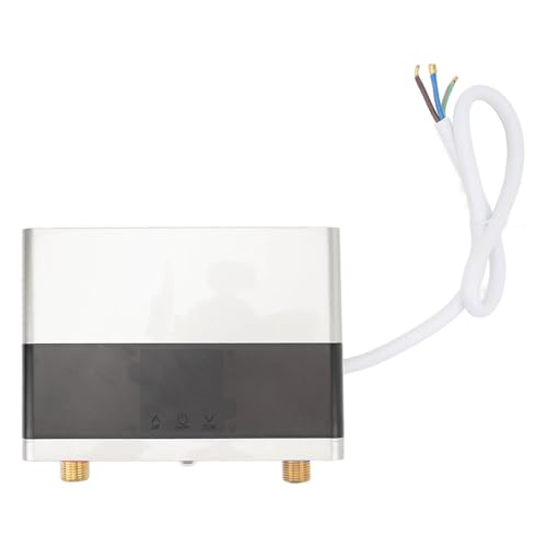 Haofy Badezimmer Elektrische Warmwasserbereiter Sicher 6000W Küche mit Sofortigem Elektrischem Wasserheizung in Innenräumen EU 220 V (SILVER) von Haofy