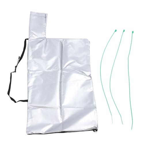 Haofy Blattgebläse Aufbewahrungsbeutel Blattgebläse Vakuumbeutel Bläsergebläse Kumpelbeutel mit Großer Kapazitätsdesign für Heimgärten Eingebaut (Silberweiß) von Haofy
