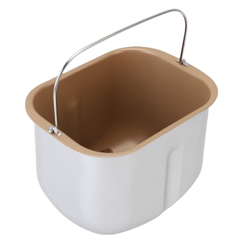 Haofy Brot Maschine Innerer Ersatzteil Brotform-Mischt Eimer mit Kneten Paddel Brot Maschine Universal-Ersatzteile Premium Edelstahl Metall Aufsatz von Haofy