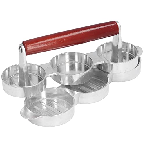 Haofy Burger Patty Making Formen Einfach zu KARR zu Tragende Mini-Hamburger-Pressehersteller für Picknickcamping, Einheitliches Hamburger-Werkzeug für Kleine Küche und Wohnmobile von Haofy