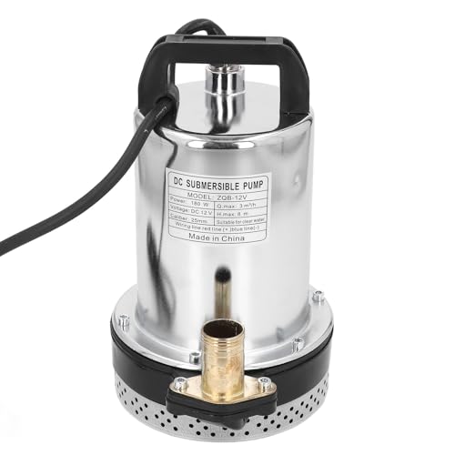 Haofy DC Tauchpumpe Effiziente Edelstahl -Brunnenpumpe für Gartenteich Pool DC12V, Hohe Effizienz Ruhige Wasserpumpe für Boot Aquakultur Haofy DC Tauchpumpe Effiziente Edelstahl -Brunnenpumpe für Gartenteich Pool DC12V, Hohe Effizienz Ruhige Wasserpumpe für Boot Aquakultur von Haofy