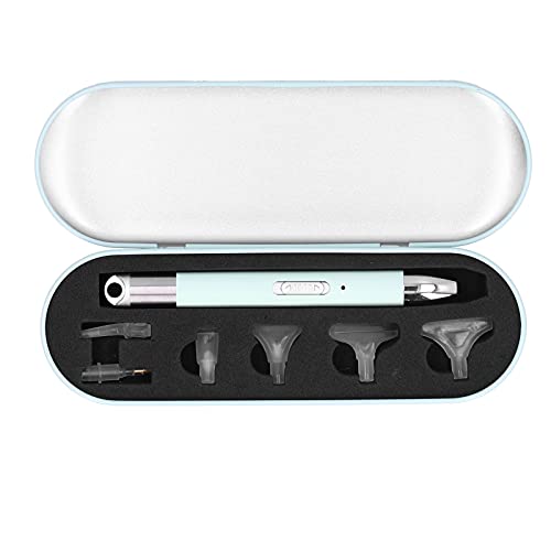 Haofy Diamond Painting Stiftkunst Drill Stiftzubehör Kits LED Verstellbare Leuchten Tragbarer USB -Ladung mit Akku, die für Diamant Zeichnung Kreuzstich (Glühender Punkt Diamond Pen Box-Matcha Green) von Haofy