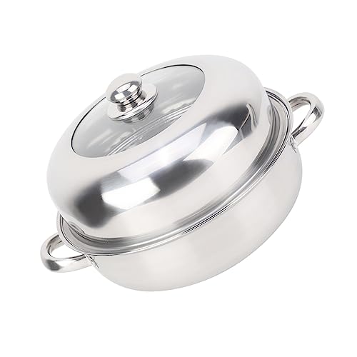 Haofy Edelstahl-Stamm-Food-Dampfertopf für Haushaltskoch, Open Mystical/Fantasy Induction Cooker Infrarot Electric Ofen Heizung, Luxuriöses Design, Geeignet für Schnelles Modernes Leben Geeignet von Haofy
