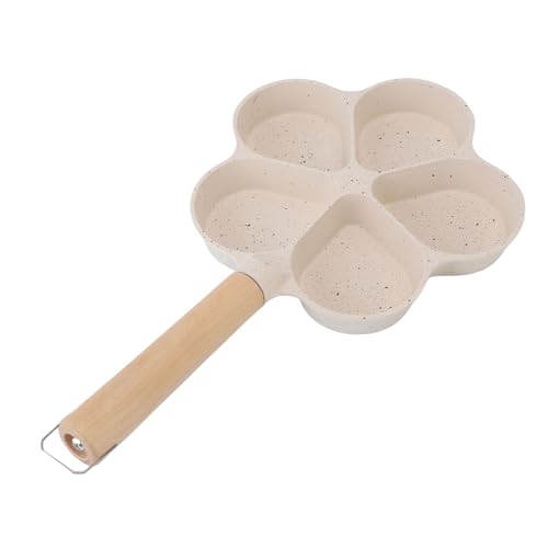 Haofy Eierbratenpfanne Eierpfanne Omelettpfanne mit Blumenform Design Zum Kochen Eier Pfannkuchen Burger Leicht zu Reinigen Stabiles Material Sogar Wärmeverteilung von Haofy