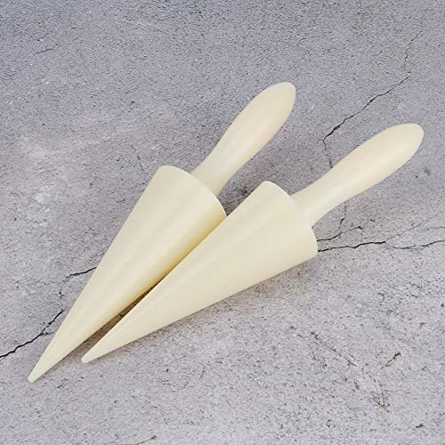Haofy Eiscreme -Schimmelpilz -Eierrollen DIY Form Küchenzubehör Zum Backen, Set 2 Kegel in Weißer, Einfacher Betrieb für Eiscreme zu Hause von Haofy