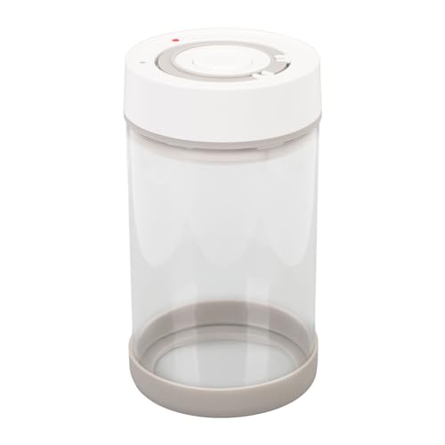 Haofy Elektrisches Vakuum Versiegelter Glaskrug für Aufbewahrungsmuttern Café, Kompaktes Design mit Integriertem Akku, um die Bestellte Küche der Theke zu Halten (950 ml) von Haofy