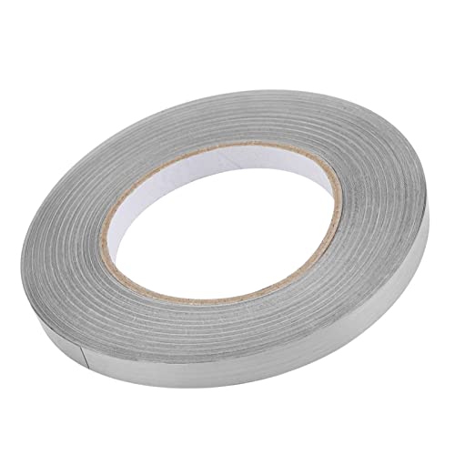 Haofy Folienaufkleber für Bodenspaltungslinien - Selbst-adhäsive Erdungsfliese Dekoration (1 cm x 50 Meter (silber)) von Haofy