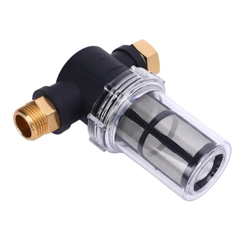 Haofy Gartenschlauchsedimentfilter Effizienter Filtration für Druckwaschmaschine mit 40 Mesh und 100 -Mesh -Bildschirm für Standard Gartenschlauch, Langlebiges ABS + Metallmaterial von Haofy