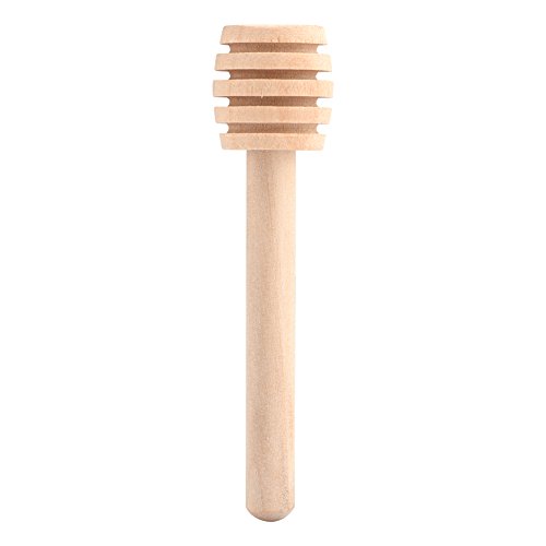 Holz Honiglöffel, Haofy 50 Stücke Haushalt Holz Honig Schöpflöffel Sticks, Mini Honigstab Honiglöffel Honigstäbchen für Honiggläser Honig Dipper, Jar 8cm/10cm/10.5cm/15cm/16cm (8cm) von Haofy