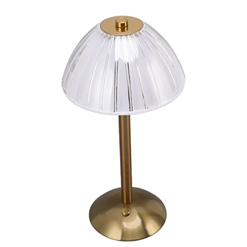 Haofy Industrielle Tischlampe, über USB Wiederaufladbare, Stufenlos Dimmbare LED-Nachtlicht-rustikale Tischlampe für Café-Bar von Haofy