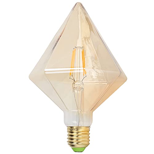 Haofy Intelligente Glühbirne, LED-Filament-Glühbirne Retro-Stil Pyramidenform 4W E27 Glühbirne für Zuhause Beleuchtung Warmes Licht von Haofy