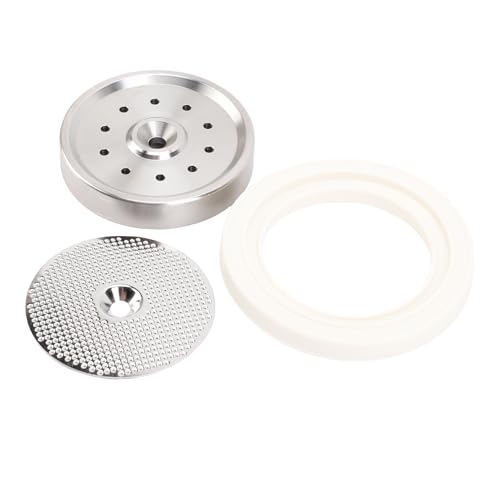 Haofy Kaffeemaschine Duschschilddichtung Kit, Edelstahl, Silikon -Präzisionsdesign Kompatibel mit 9 -Serie Kaffeemaschinen Liege Leckage mit Einer Genauen Anpassung Nahtloser Anpassung von Haofy
