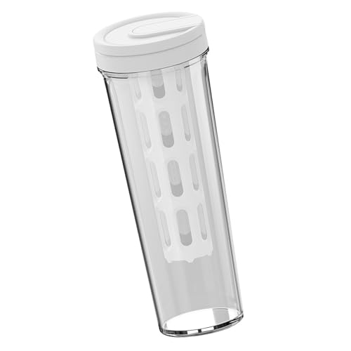 Haofy Kalte Brauerei -Kaffeemaschine Versiegelte Wasserflasche mit Filter für Hausgebrauch 1L Kapazität Portable Tea Becher für Kaffeeliebhaber und Tee -Enthusiasten (WHITE) von Haofy