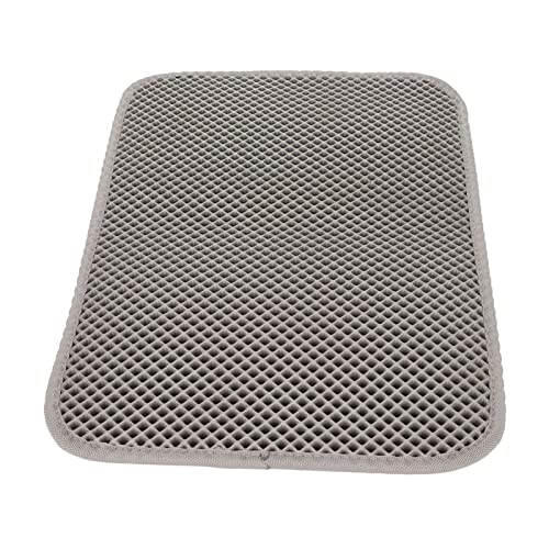 Haofy Katzenstrauderkastenpad Verhindern, Wasserdichtes Eva -Trapper -Matten mit Schlupfverluste für Mühelose Wartung (Grey) von Haofy