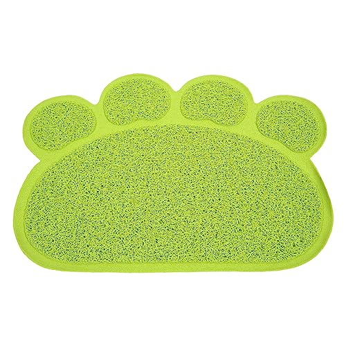 Haofy Katzentoilette Mattenpfote, Kleine Süße und Stilvolle Premium -Material (Green) von Haofy