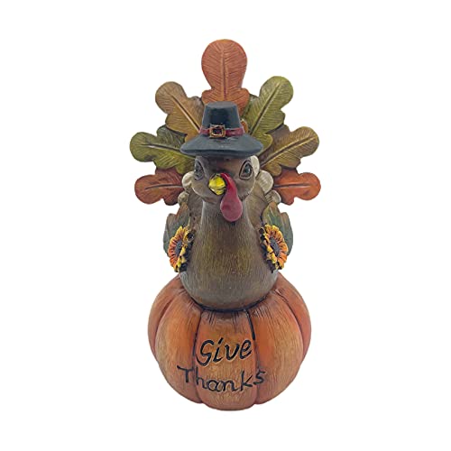 Haofy Kleine Truthahn-Figur 7.5x8x12 cm Thanksgiving Weihnachten Home Outdoor Dekoration Handbemalte Truthahnschmuck mit Farbe für Garten Yard Schreibtisch Haofy Kleine Truthahn-Figur 7.5x8x12 cm Thanksgiving Weihnachten Home Outdoor Dekoration Handbemalte Truthahnschmuck mit Farbe für Garten Yard Schreibtisch von Haofy